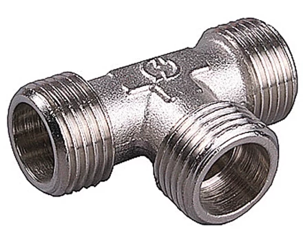 Тройник GENERAL FITTINGS никелированная латунь, ш/ш/ш, 3/4&quot; 51051-3/4 купить в Уфе