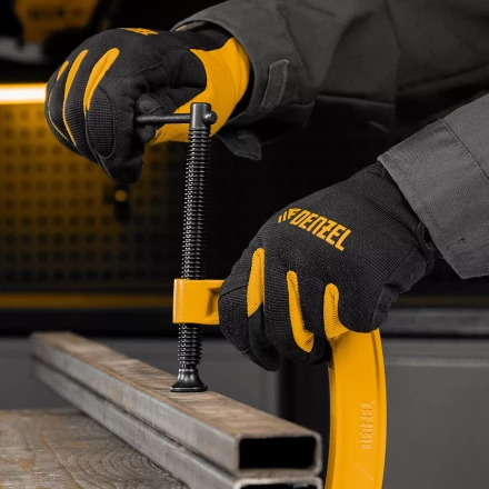 Струбцина G-образная Denzel, усиленная, 100 мм, 20643 купить в Уфе