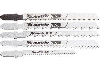 Набор полотен для электролобзика по дереву 5шт MATRIX Professional 78250 купить в Уфе