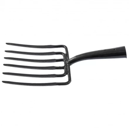 Вилы копальные шестирогие 195 х 220 мм удлиненная тулейка без черенка Россия 63839 купить в Уфе