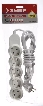 Удлинители электрические М500 5 гнезд серия МАСТЕР купить в Уфе