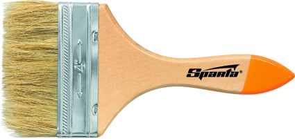Кисть плоская Slimline 3/4&quot; (20 мм) натуральная щетина деревянная  ручка  SPARTA 824155 купить в Уфе