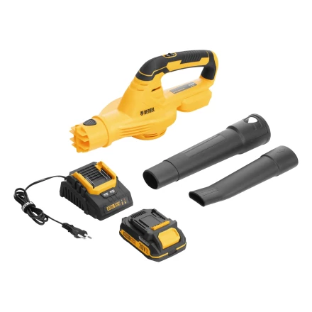 Воздуходувка аккумуляторная, AB-500, 60 м/с, 500 м3/ч, Li-Ion, 20 В // Denzel 59608  купить в Уфе