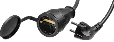 ЗУБР КГ-325-Ш, КГ, 3 х 2.5 мм2, 30 м, IP44, 4000 Вт, силовой удлинитель-шнур, Профессионал (55017-30) купить в Уфе