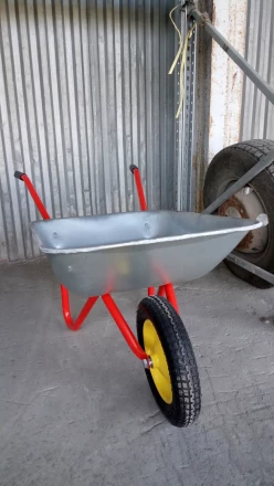 Тачка садовая грузоподъемность 90 кг объем 65 л Россия 68967 купить в Уфе