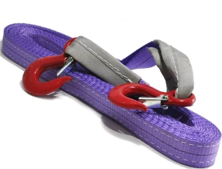 Буксир текстильный ленточный TOR БТЛ 9,0 т 4,0 м (крюк-крюк) 1011037 купить в Уфе