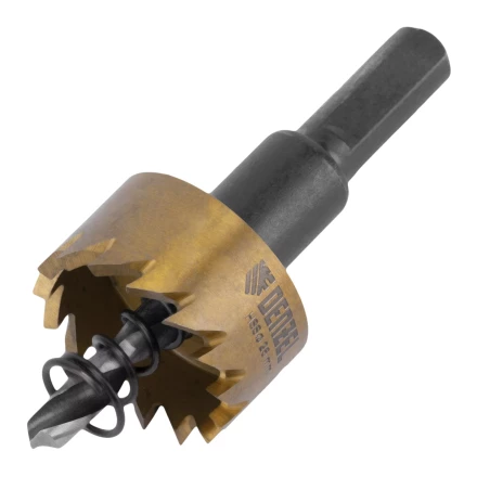 Коронка по металлу HSS, 26 мм, нитридтитановое покрытие Denzel 724105 купить в Уфе