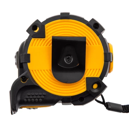 Рулетка Denzel 5м х 32мм, автоматич. фиксац., нейлон. покрытие, магнит. зацеп, двухстор. разметка 31523 купить в Уфе