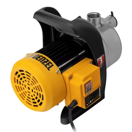 Садовый поверхностный насос Denzel GPL800Х 97302, 800 Вт, 3200 л/ч, подъем 42 м, нержавейка купить в Уфе