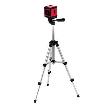 Лазерный уровень MTX XQB GREEN Pro SET 350195, 20 м, зеленый луч, батарейки, штатив купить в Уфе