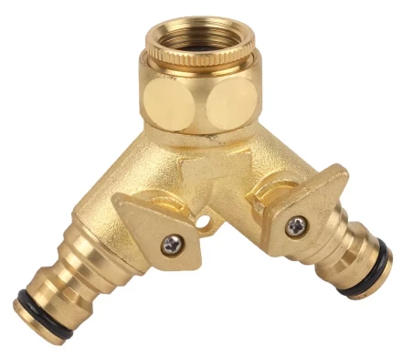 Распределитель двухканальный RACO "Profi" (резьба внешняя-наконечник) латунный, 1/2" х 3/4" 4246-55034B купить в Уфе