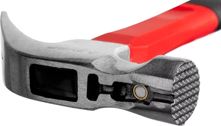 Молоток-гвоздодер ЗУБР &quot;МАСТЕР&quot;, боек c магнитом и фиберглассовой рукояткой, 450 г 20356-450 купить в Уфе