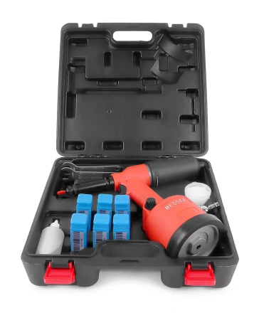 Пневматический резьбовой заклепочник MESSER RL-5312K с комплектом для установки заклепок М3. М4, М5, М6, М8, М10. М12 купить в Уфе