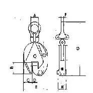 Захват для вертикального подъема листового металла универсальный DSQC-0.75 LB купить в Уфе