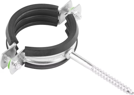 ЗУБР. Хомут трубный оцинкованный, с шурупом, 1 1/2&quot;, 1шт 37854-48-53-1 купить в Уфе