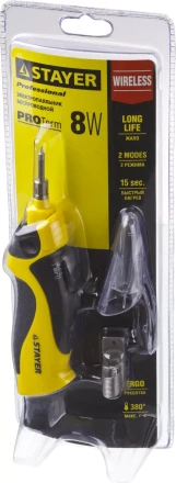 Паяльник STAYER &quot;PROFESSIONAL&quot; беспроводной, 4.5В, 8Вт 55409 купить в Уфе