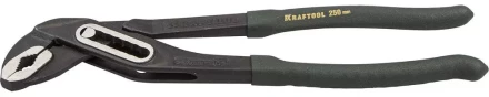 Клещи переставные &quot;EXPERT&quot;, Cr-V, коробчатый шарнир, захват до 43мм / 1 1/4&quot;, 250мм, KRAFTOOL 22359-25 купить в Уфе