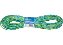 Шнур вязаный полипропиленовый с сердечником "Радуга" 6 мм L 20 м 90-110 кгс СИБРТЕХ 93954