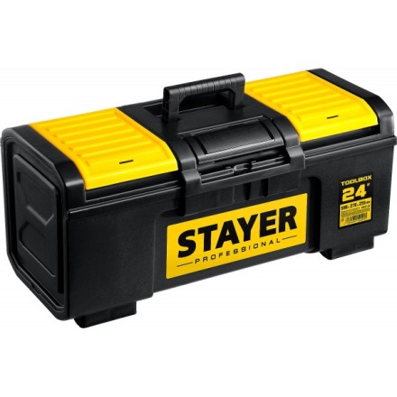 Ящик для инструмента &quot;TOOLBOX-24&quot; пластиковый, STAYER Professional 38167-24 купить в Уфе
