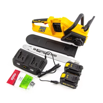 Цепная пила аккумуляторная бесщеточная RCS400-36, Li-ion, 36 В, 4 Ач, шина 400 мм Denzel 58610 купить в Уфе