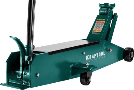 Домкрат гидравлический подкатной &quot;High-Lift&quot;, удлиненный, 10т, 160-560мм, KRAFTOOL 43455-10 43455-10 купить в Уфе