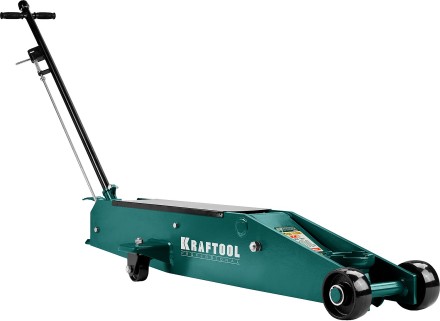 Домкрат гидравлический подкатной &quot;High-Lift&quot;, удлиненный, 10т, 160-560мм, KRAFTOOL 43455-10 43455-10 купить в Уфе