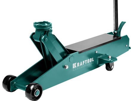 Домкрат гидравлический подкатной &quot;High-Lift&quot;, удлиненный, 10т, 160-560мм, KRAFTOOL 43455-10 43455-10 купить в Уфе