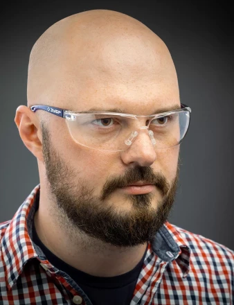 ЗУБР БОЛИД, открытого типа, прозрачные, сферические стёкла устойчивые к запотеванию, защитные очки, Профессионал (110485) купить в Уфе