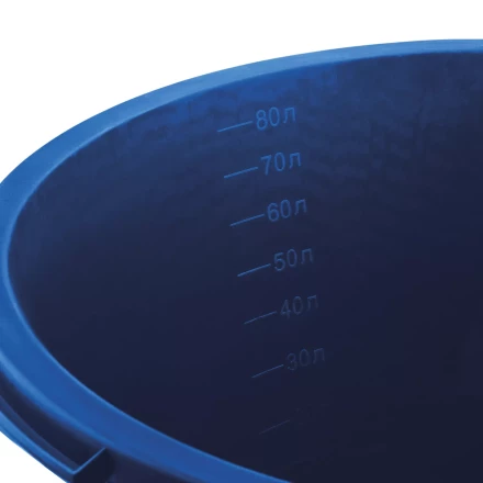 ЗУБР 90 л, первичный высокопрочный пластик, усиленный круглый строительный таз (06094-90) купить в Уфе