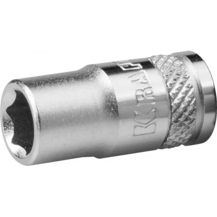 Торцовая головка KRAFTOOL "INDUSTRIE QUALITAT", Cr-V, FLANK, хромосатинированная, 1/4", 6 мм 27815-06_z01 купить в Уфе