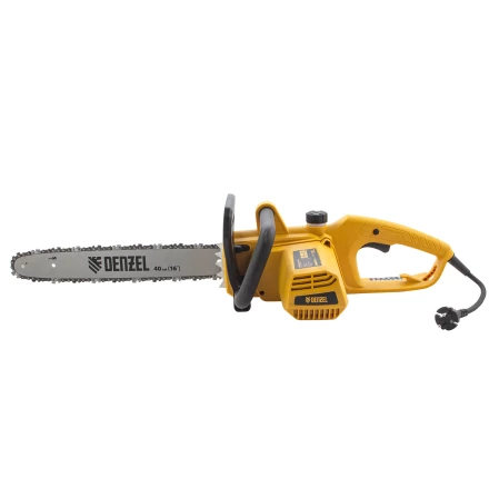 Пила цепная электрическая Denzel EDS-2000P 95616, 2 кВт,поперечная, шина 40 см, шаг 3/8, паз 1.3 мм, 57 звеньев купить в Уфе
