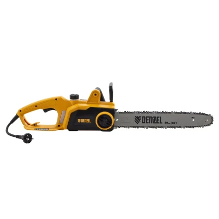 Пила цепная электрическая Denzel EDS-2000P 95616, 2 кВт,поперечная, шина 40 см, шаг 3/8, паз 1.3 мм, 57 звеньев купить в Уфе