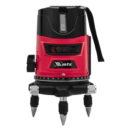 Лазерный уровень MTX CRX-30R, 30 м, красный луч, батарейки, резьба 5/8&quot; 35030 купить в Уфе