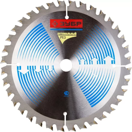 Диск пильный ЗУБР "ЭКСПЕРТ" "Оптимальный рез" по дереву, 140х12,7мм, 24Т 36903-140-12.7-24 купить в Уфе