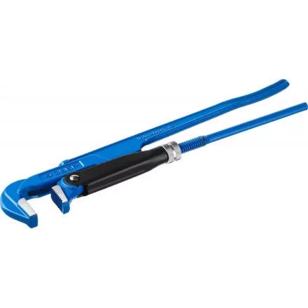 Ключ трубный рычажный ЗУБР "ПРОФЕССИОНАЛ", прямые губки, цельнокованый, Сr-V, № 2,  1,5" 27335-2_z01 купить в Уфе