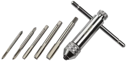 Набор резьбонарезного инструмента на карточке серия МАСТЕР купить в Уфе