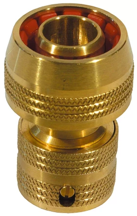 Соединитель RACO &quot;Profi&quot; (шланг-насадка) латунный с автостопом, 3/4&quot; 4246-55006B купить в Уфе