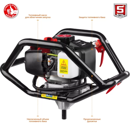 Мотобур (бензобур) со шнеком МБ2-250 Н серия МАСТЕР купить в Уфе