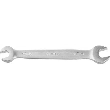 Ключ ЗУБР &quot;ПРОФИ&quot; гаечный рожковый, Cr-V сталь, хромированный, 9х11мм 27027-09-11 купить в Уфе