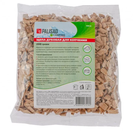 Щепа дубовая для копчения 200 гр Camping Palisad 69618 купить в Уфе