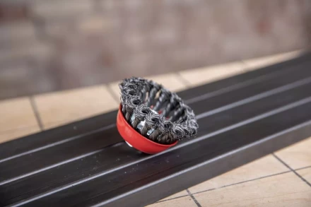 Кордщетка HAMMER чаша 75мм для УШМ витая сталь (207-105) купить в Уфе