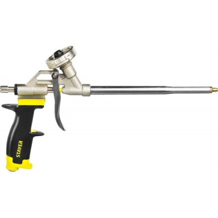 Пистолет &quot;PROGun&quot; для монтажной пены, металлический корпус, STAYER Professional 06861_z01 купить в Уфе