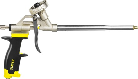 Пистолет &quot;PROGun&quot; для монтажной пены, металлический корпус, STAYER Professional 06861_z01 купить в Уфе