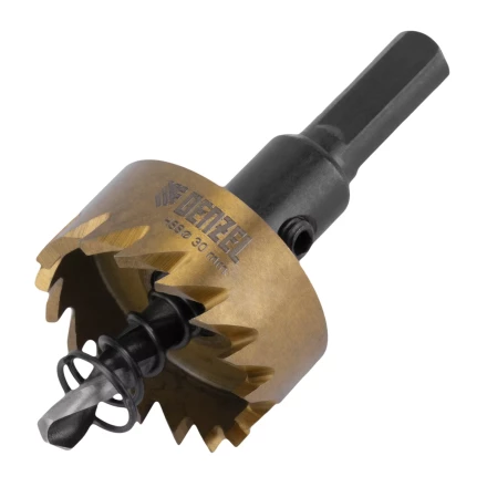 Коронка по металлу HSS, 30 мм, нитридтитановое покрытие Denzel 724108 купить в Уфе