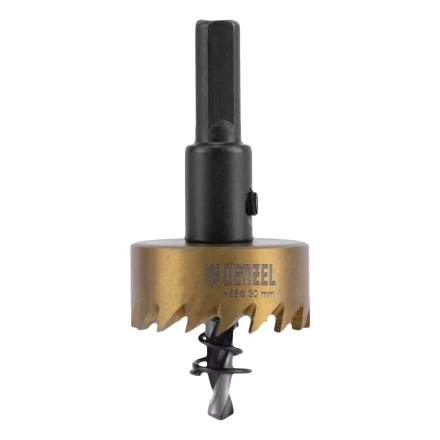 Коронка по металлу HSS, 30 мм, нитридтитановое покрытие Denzel 724108 купить в Уфе