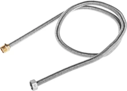Подводка ЗУБР &quot;ЭКСПЕРТ&quot; сильфонная из нержавеющей стали, для воды, г/ш  (гайка-штуцер), 1/2&quot;, 1,2м 51011-G/S-120 купить в Уфе