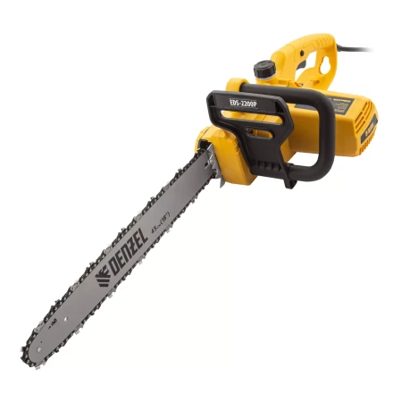 Пила цепная электрическая Denzel EDS-2200P, 2.2 кВт,поперечная, шина 45 см, шаг 3/8, паз 1.3 мм, 63 звена 95617 купить в Уфе