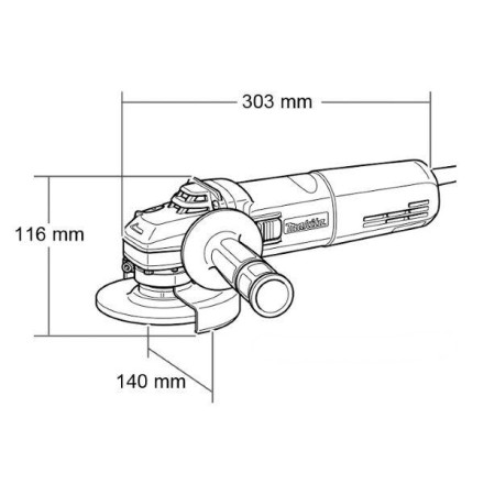 Шлифмашина УШМ Makita GA 6040 купить в Уфе