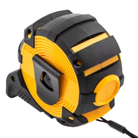 Рулетка Denzel 10м х 32мм, автоматич. фиксац., нейлон. покрытие, магнит. зацеп, двухстор. разметка, 31525 купить в Уфе