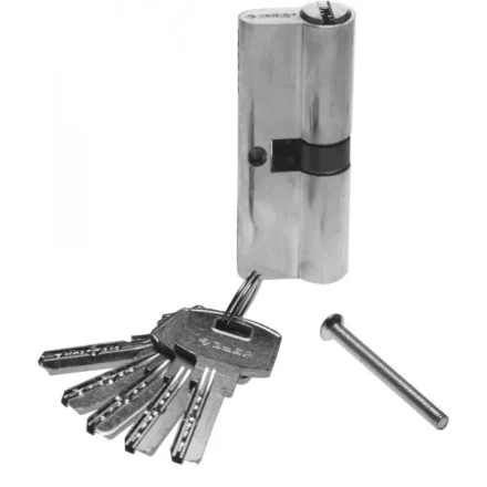 Механизм ЗУБР "ЭКСПЕРТ"цилиндровый, повышенной защищенности, тип "ключ-ключ", цвет хром, 6-PIN, 90мм 52105-90-2 купить в Уфе